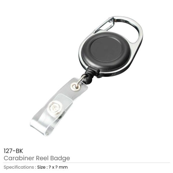 50 Carabiner Reel Badges