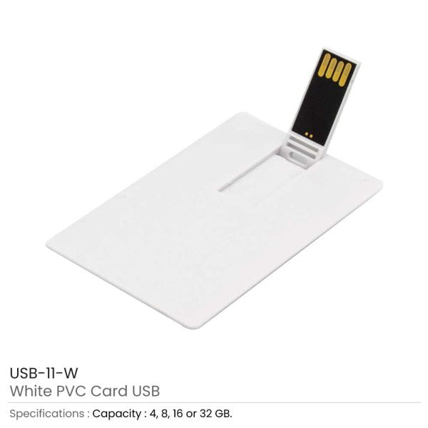 50 Card Shaped USB Flash Drives - 8 GB
