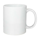 36 White Ceramic Mugs