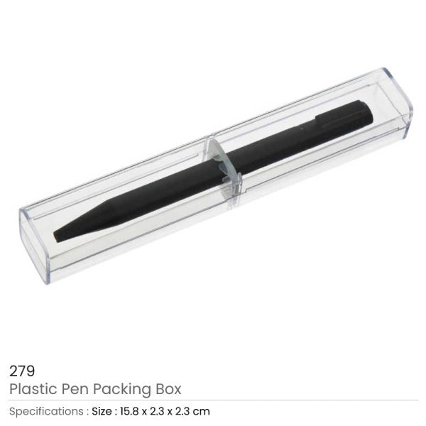 500 Clear Plastic Pen Box