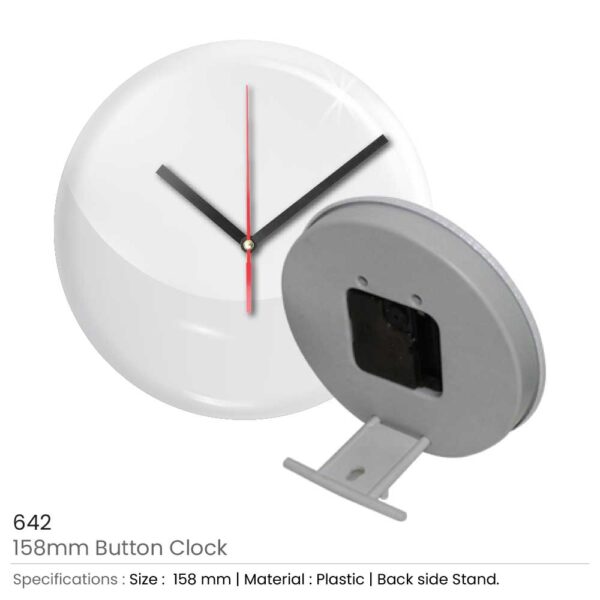50 Clock Button with Stand