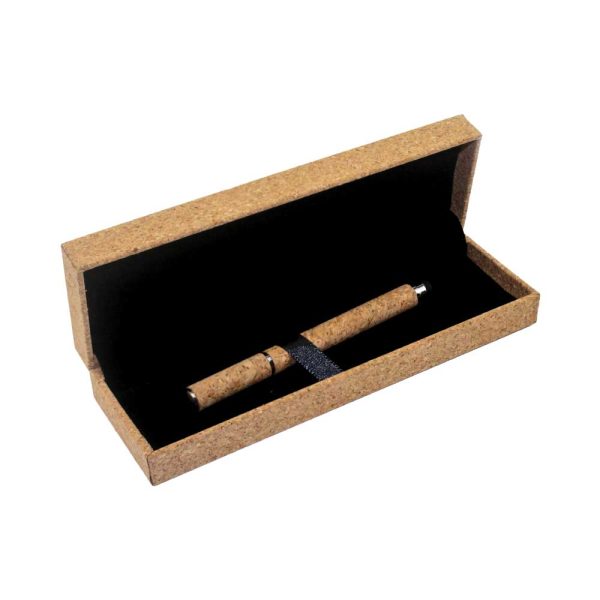 50 Cork Pen Box with Velvet Interior
