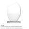 10 Crystal Awards with Engraved Leaf Design