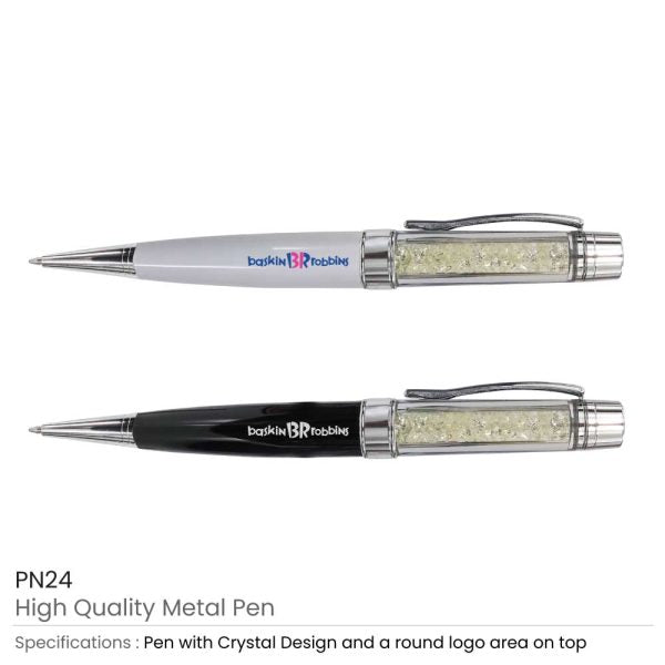 500 Crystal Metal Pens