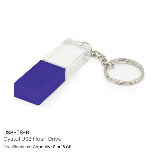 50 Crystal USB Flash Drives 16GB