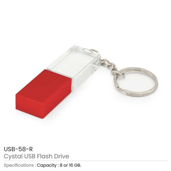 50 Crystal USB Flash Drives 16GB