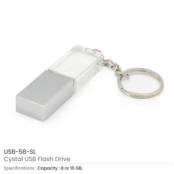 50 Crystal USB Flash Drives 16GB