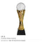 8 Crystal Globe Trophy