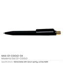 1000 Dot Pens with Gold Push Button