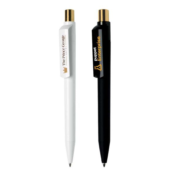 1000 Dot Pens with Gold Push Button