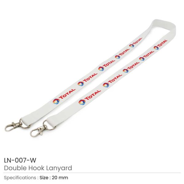 50 Lanyards with Double Hook