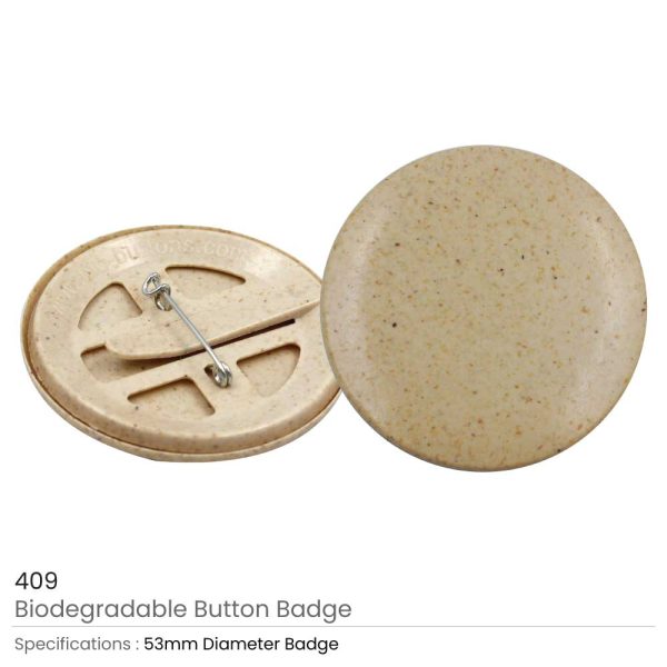 50 Eco-Friendly Button Badges