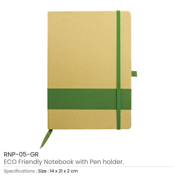 50 Eco-Friendly Notebooks with Pen Holder