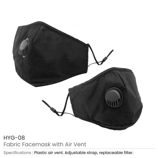 500 Fabric Face Mask with Air Vent
