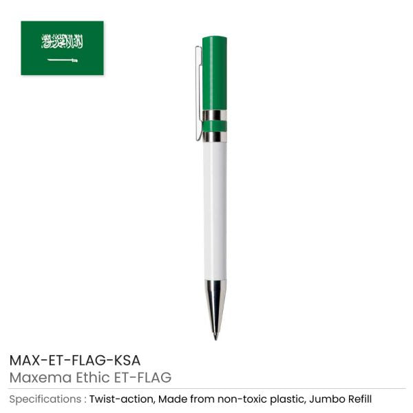 50 Flag Pens Maxema Ethic