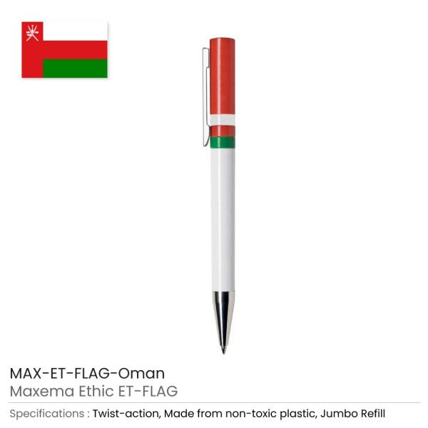 50 Flag Pens Maxema Ethic
