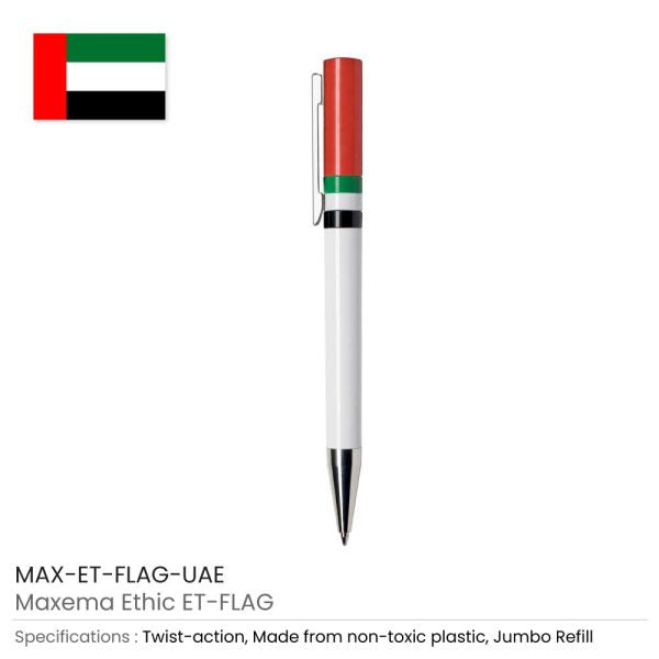 50 Flag Pens Maxema Ethic