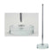 40 Flag with Metal Pole and Glass Base