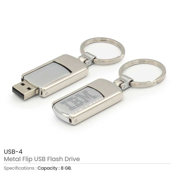 50 Flip Style Metal USB Flash Drives - 16 GB