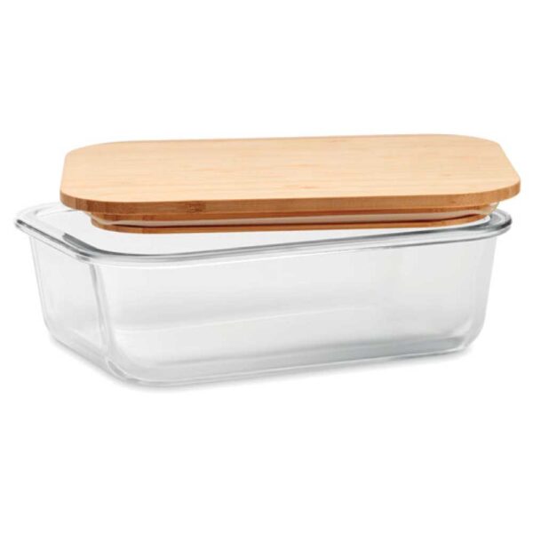 50 Glass Lunch Box with Bamboo Lid