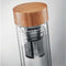 25 Glass and Bamboo Flask