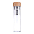 25 Glass and Bamboo Flask