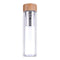 25 Glass and Bamboo Flask