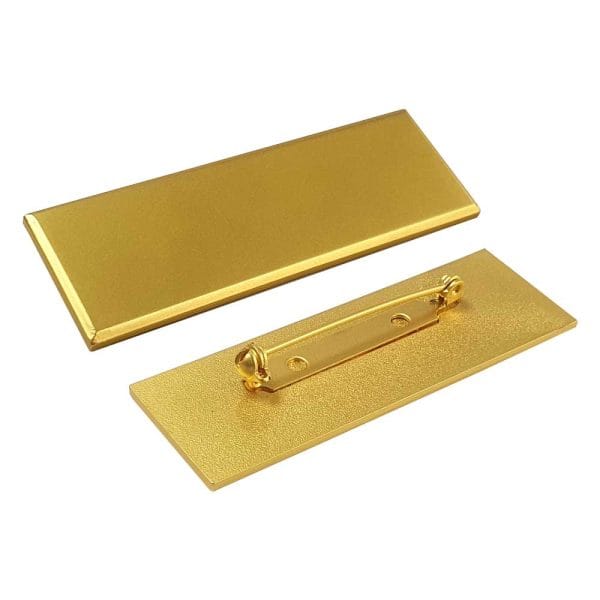 720 Gold Brass Badges with Safety Pin