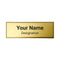 720 Gold Brass Badges with Safety Pin