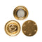 3000 Gold Plated Round Button Magnets