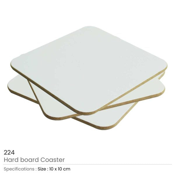 640 Hardboard Tea Coasters