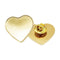 250 Heart Shape Metal Badges