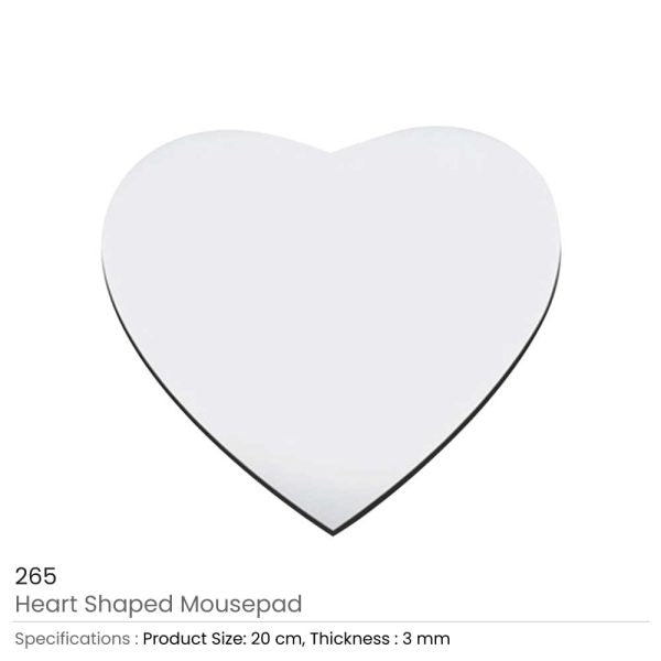 160 Heart Shape Mouse Pads