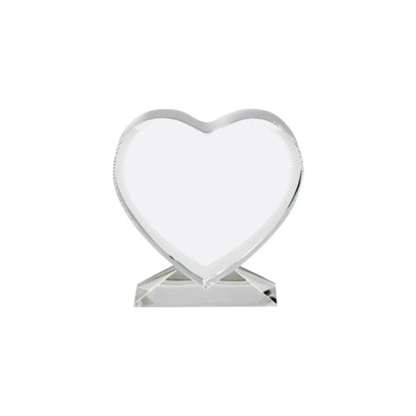 28 Heart Shaped Photo Crystals