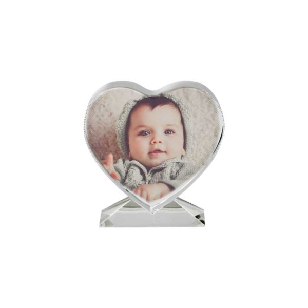 28 Heart Shaped Photo Crystals