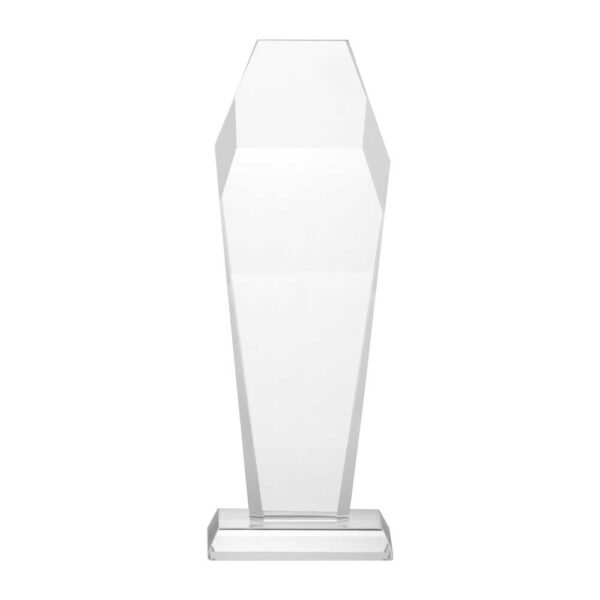 50 Hexagon Shaped Crystal Awards with Glass Base & Box