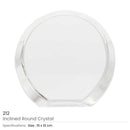 23 Inclined Round Crystals