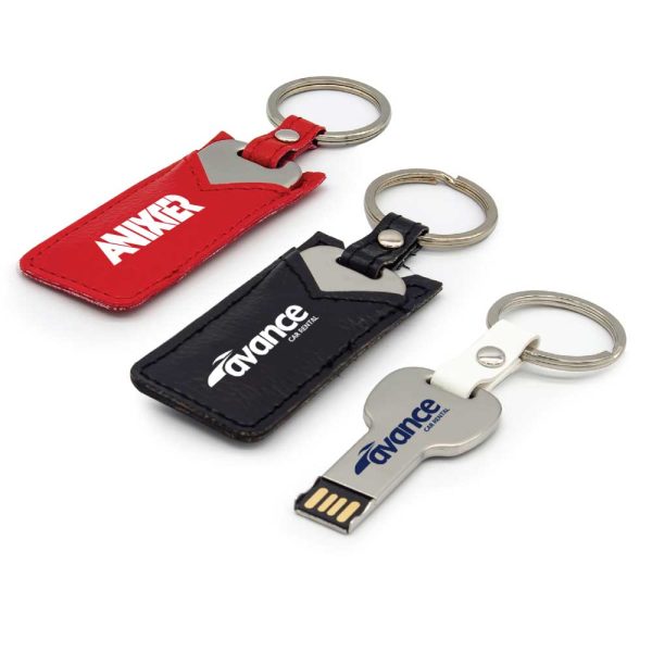50 Key Shaped USB with Leather Case