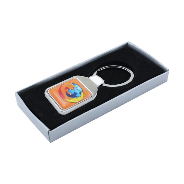 50 Keychains with 2 Sides Logo