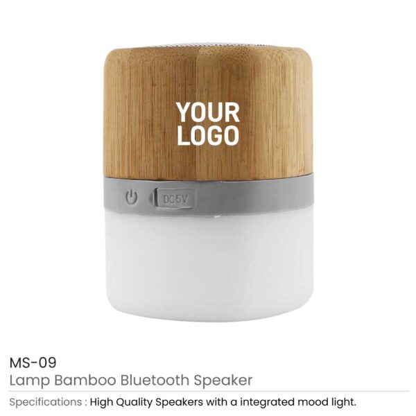 50 Lamp Bamboo Bluetooth Speaker