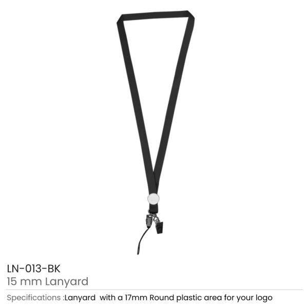 50 Lanyards with Logo and Epoxy Doming