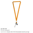 50 Lanyards with Logo and Epoxy Doming
