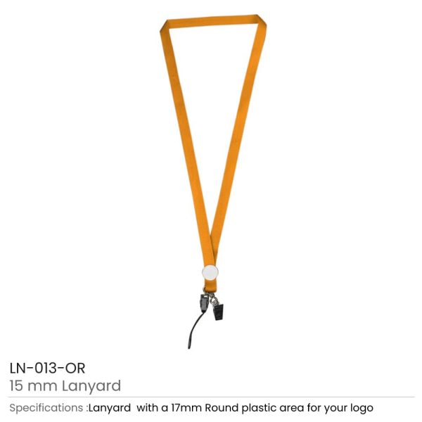 50 Lanyards with Logo and Epoxy Doming