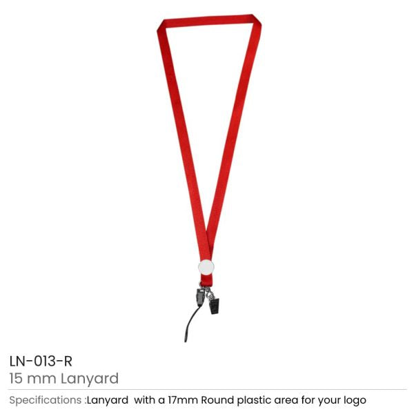 50 Lanyards with Logo and Epoxy Doming