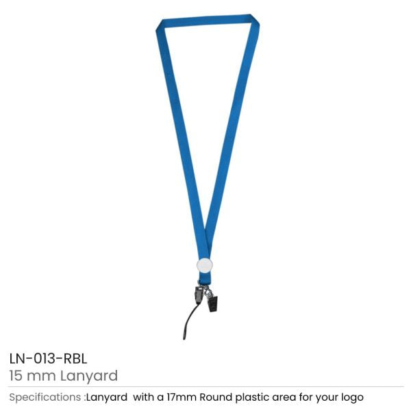 50 Lanyards with Logo and Epoxy Doming