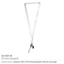 50 Lanyards with Logo and Epoxy Doming