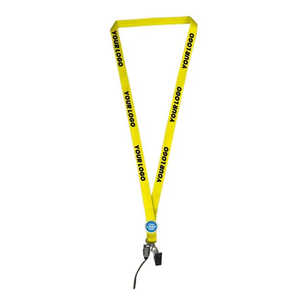50 Lanyards with Logo and Epoxy Doming
