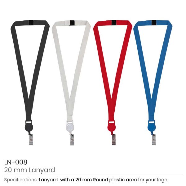50 Lanyard with Reel Badge and Safety Lock