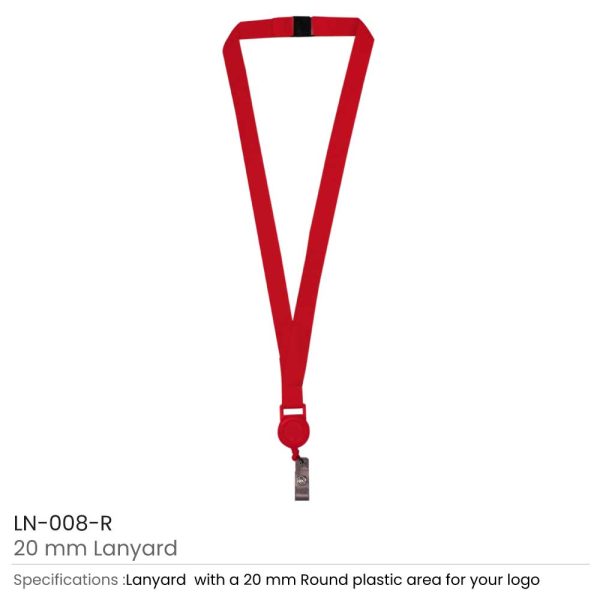 50 Lanyard with Reel Badge and Safety Lock