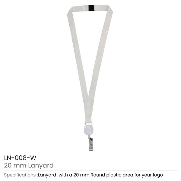 50 Lanyard with Reel Badge and Safety Lock